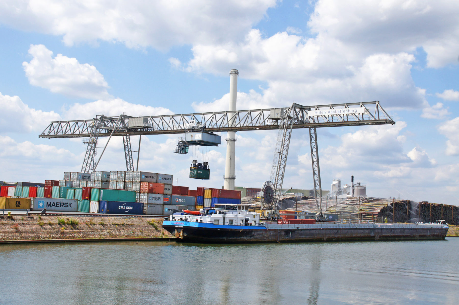 Terminal Kombinierter Verkehr bayernhafen Aschaffenburg