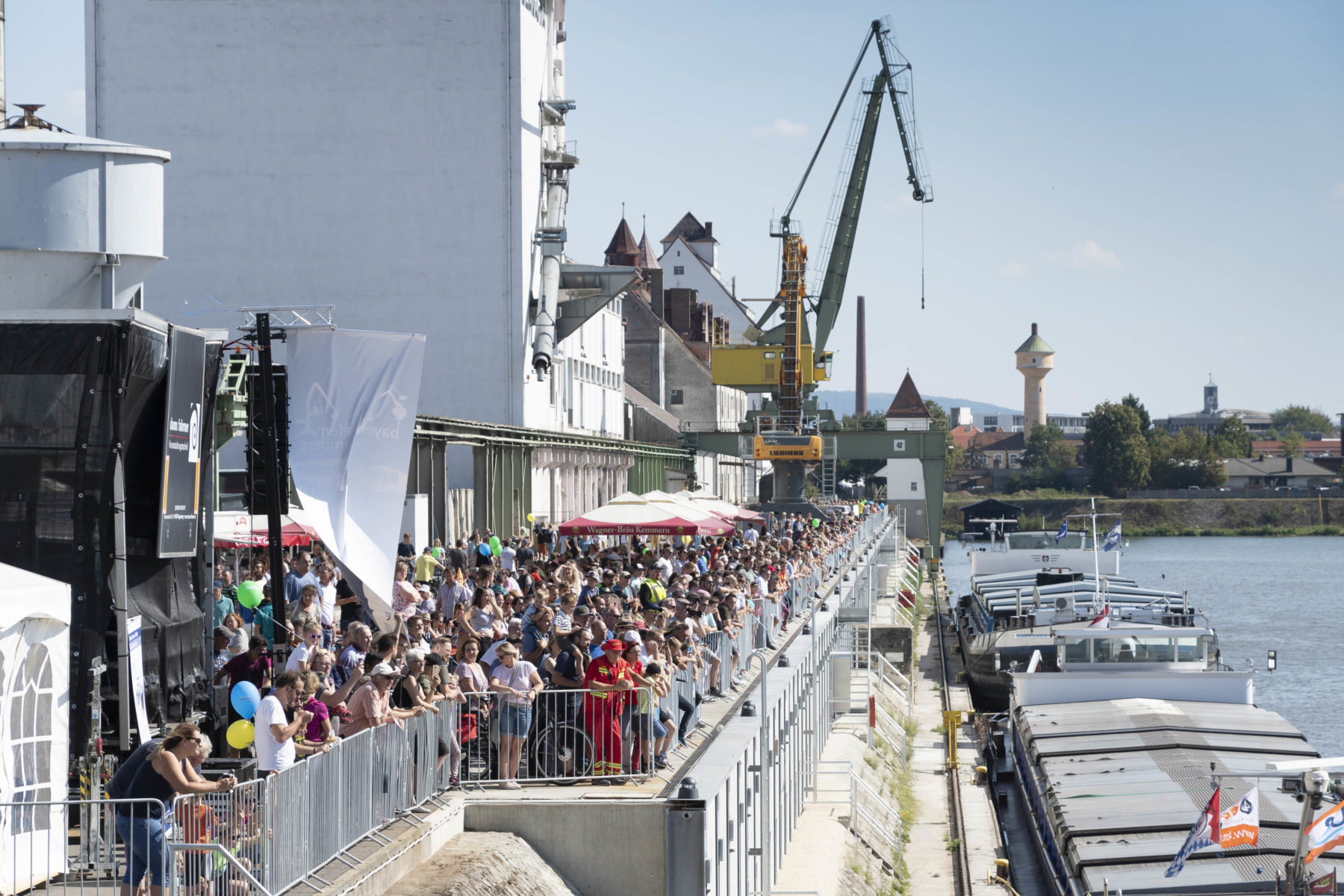 Hafenkai bayernhafne Bamberg Hafenfest 2019