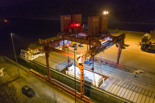 ayernhafen Nürnberg transformer heavy-lift