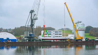 bayernhafen Passau heavy lift handling