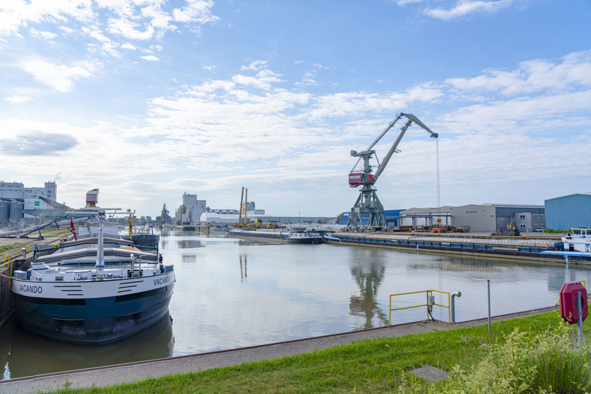 he East Port in bayernhafen Regensburg