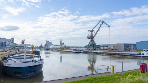 Osthafen im bayernhafen Regensburg