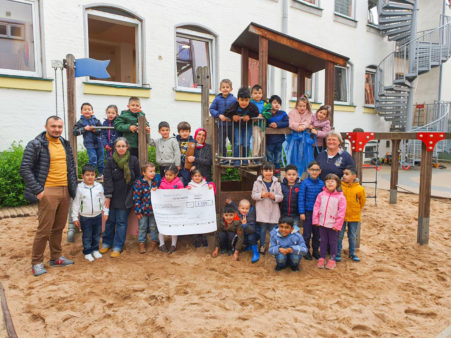 Donation award to the Sternenhimmel Hasstraße Children’s Daycare Centre