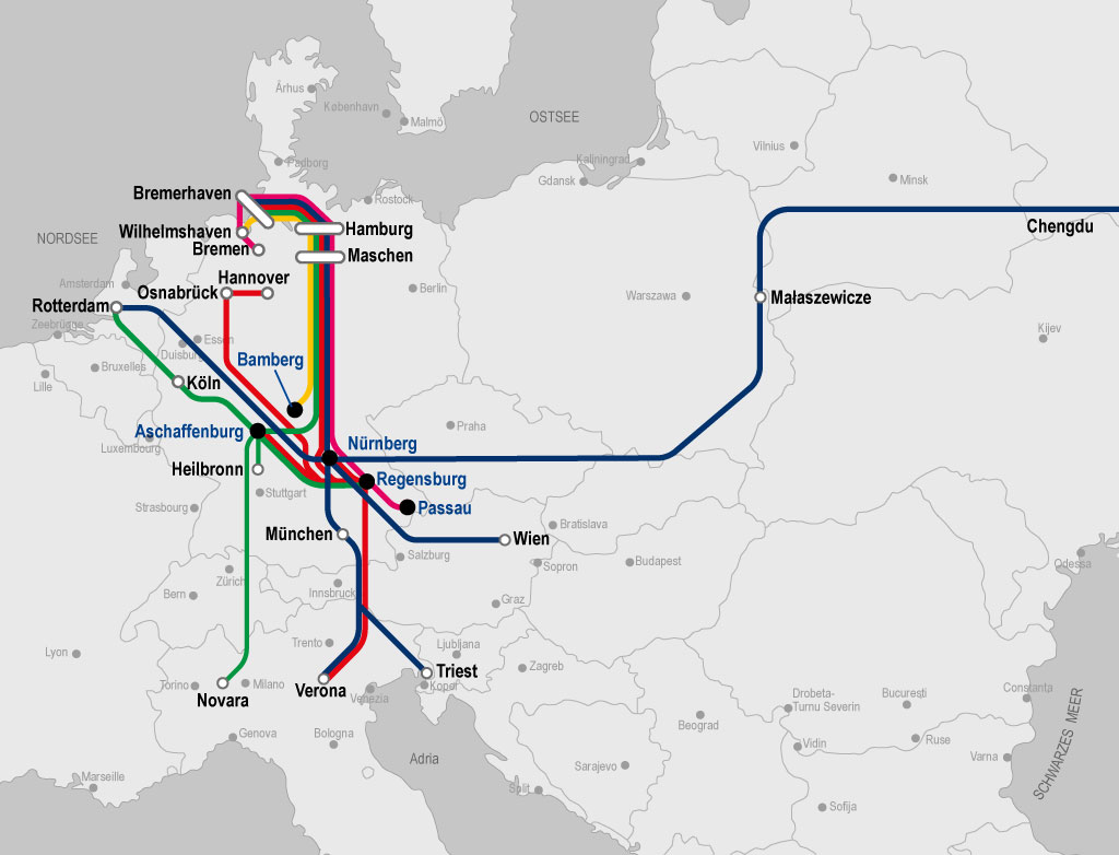 GRafik Karte Intermodalverbindungen