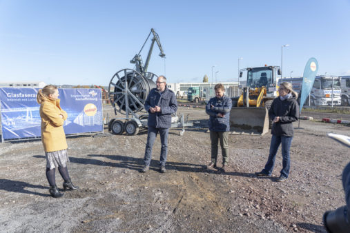 Judith Gerlach Ansprache Glasfaserausbau Aschaffenburg