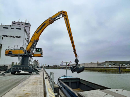 Mobile material handler bayernhafen Bamberg