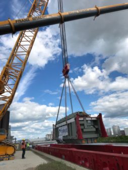 Umschlag Trafo bayernhafen Bamberg