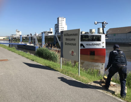 River cruise ship bayernhafen Bamberg Nickospirit