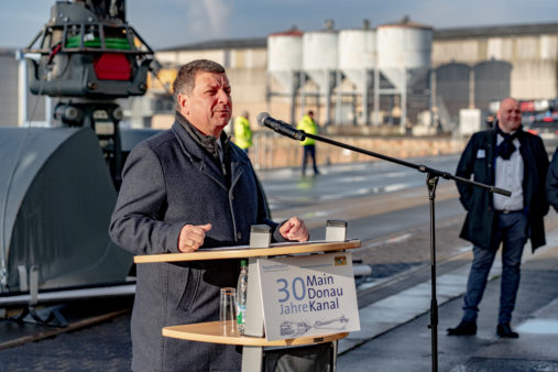 Festakt 30 Jahre Main-Donau-Kanal Bamberg Bernreiter