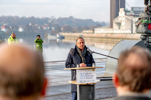 Festakt 30 Jahre Main-Donau-Kanal Bamberg Thorsten Glauber